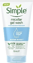 Fragrances, Perfumes, Cosmetics Washing Micellar Gel - Simple Water Boost Micellar Gel Wash