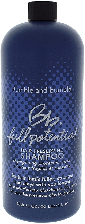 Strengthening Hair Shampoo - Bumble And Bumble Full Potential Hair Preserving Shampoo — photo N2