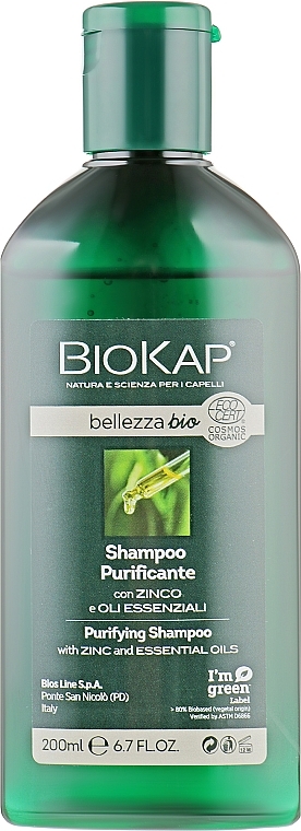 Cleansing Shampoo - BiosLine BioKap Purifying Shampoo — photo N2