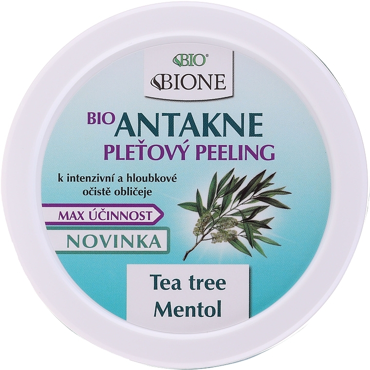 Face Peeling - Bione Cosmetics Antakne Facial Peeling Tea Tree and Menthol — photo N3