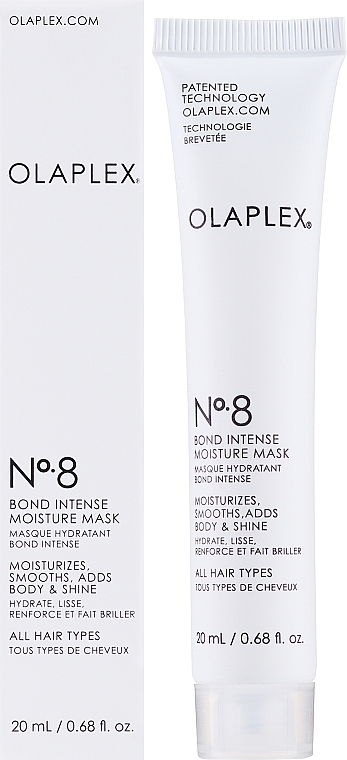 GIFT! Intensively Moisturizing & Restructuring Bond Mask - Olaplex №8 Bond Intense Moisture Mask — photo N1