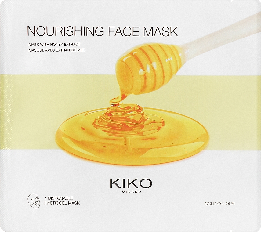 Honey Hydrogel Face Mask - Kiko Milano Nourishing Hydrogel Face Mask — photo N1