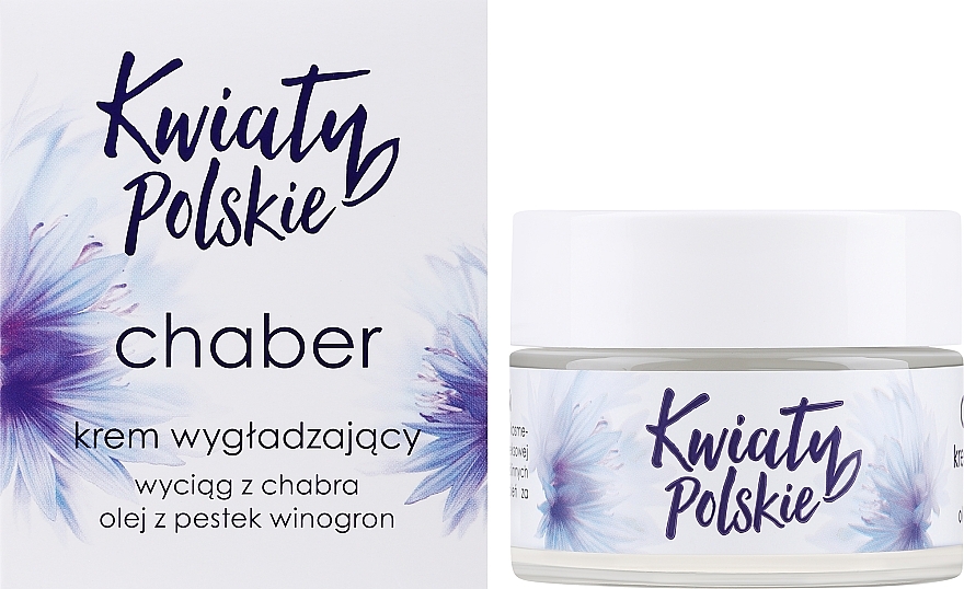 Light Cream with Cornflower Extract - Uroda Kwiaty Polskie Chaber Cream — photo N2
