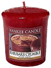 Fragrances, Perfumes, Cosmetics Scented Candle - Yankee Candle Rhubarb Crumble