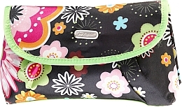 Flower Cosmetic Bag 92671, black - Top Choice — photo N1