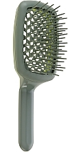 Hair Brush SP508.A, green - Janeke Curvy M Extreme Volume Vented Brush Lime — photo N1