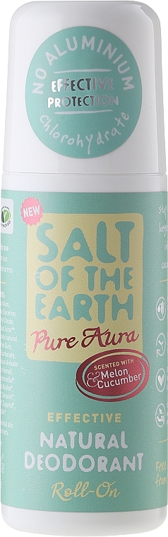 Natural Roll-on Deodorant - Salt of the Earth Melon & Cucumber Natural Roll-On Deodorant — photo N1