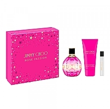 Fragrances, Perfumes, Cosmetics Jimmy Choo Rose Passion - Set (edp/100 ml + edp/7.5 ml + b/lot/100 ml)