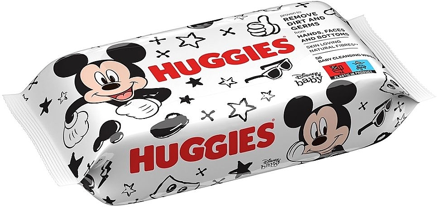 Mickey Mouse Wet Wipes - Huggies BW Baby Cleansing Wipes — photo N2