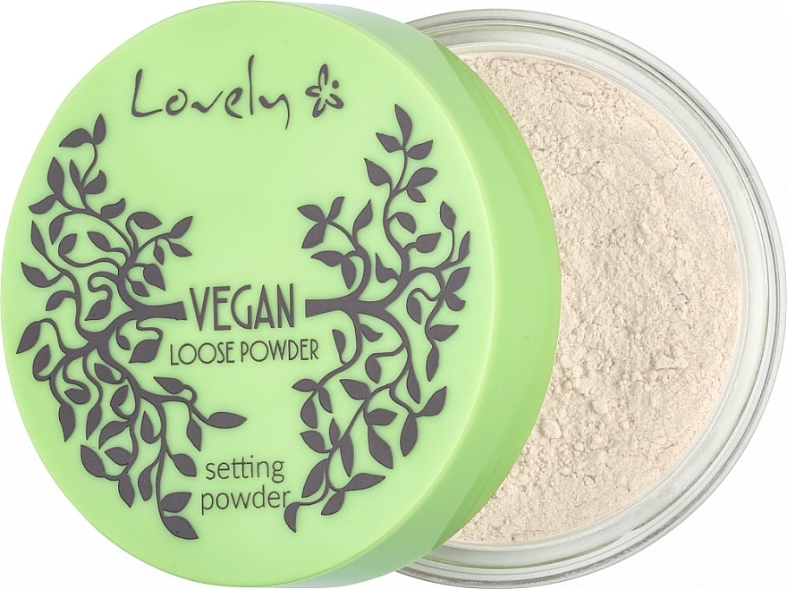 Transparent Face Powder - Lovely Vegan Loose Powder Setting Powder — photo N2