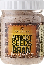 Fragrances, Perfumes, Cosmetics Apricot Seeds Bran Face Peeling - Hristina Cosmetics Apricot Seeds Bran Face Peeling