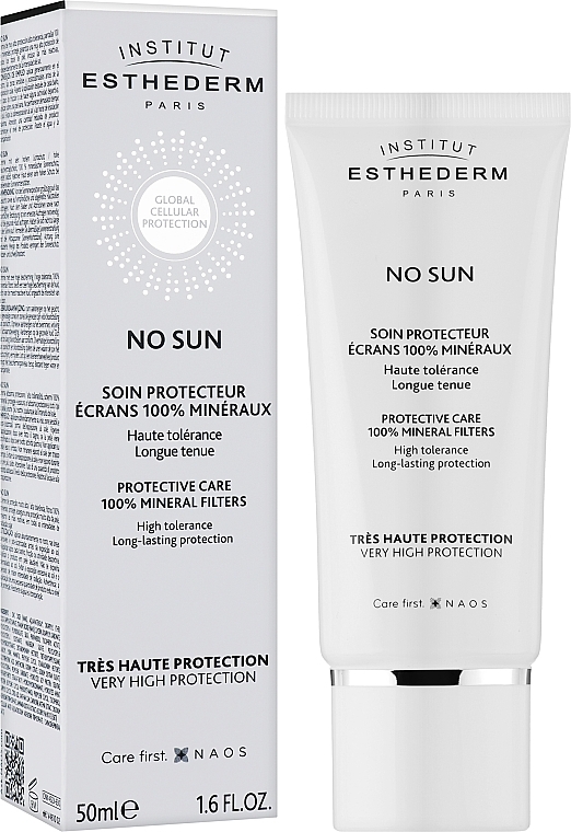 Face Cream - Institut Esthederm No Sun 100% Mineral Screen Protective Care — photo N2