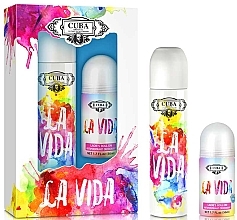Fragrances, Perfumes, Cosmetics Cuba La Vida For Women - Set (edp/100ml + deo/50ml) 