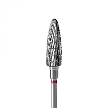 Fragrances, Perfumes, Cosmetics Carbide Nail Drill Bit 'Corn', 5 mm/13 mm, purple - Staleks Pro Expert Corn Purple