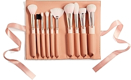 Makeup Brush Kit - Revolution PRO X Influencer Overnight Full Beat Brush Set & Rol — photo N1