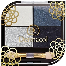 Fragrances, Perfumes, Cosmetics Eyeshadows - Dermacol Quattro