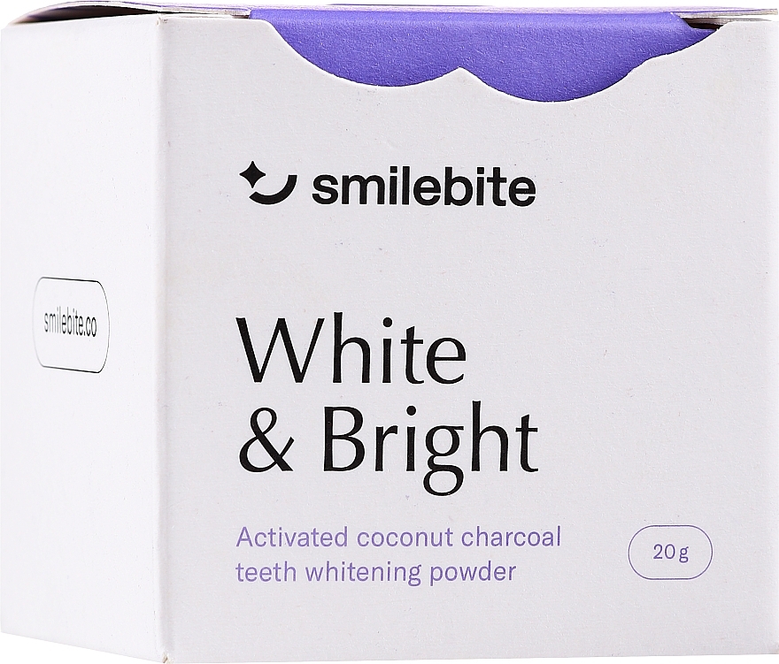 Coconut Charcoal Teeth Whitening Powder - Smilebite White & Brigh Coconut Charcoal Teeth Whitening Powder — photo N1