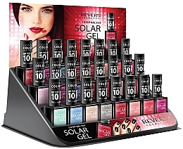 Fragrances, Perfumes, Cosmetics Nail Polish Set - Revers Solar Gel (nail/12ml/24pcs) (24 szt.)