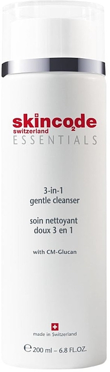 優しいクレンザー 3 in 1 - Skincode Essentials 3 in 1 Gentle Cleanser — photo N1