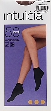 Fragrances, Perfumes, Cosmetics Socks "MICROFIBRA" 50 Den, nude - Intuicia