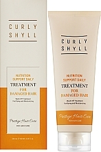 Fortifying & Moisturizing Treatment for Damaged Hair - Curly Shyll Nutrition Support Daily Treatment — photo N3