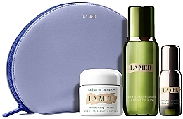 Fragrances, Perfumes, Cosmetics Beauty Set - La Mer Spring Set (f/lot/100ml + f/cr/60ml + f/ser/30ml + pouch/1psc)