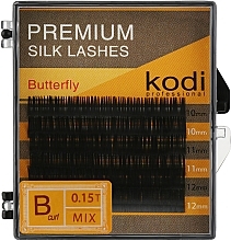 Fragrances, Perfumes, Cosmetics Premium False Lashes B 0.15 (6 rows: 10/11/12) - Kodi Professional