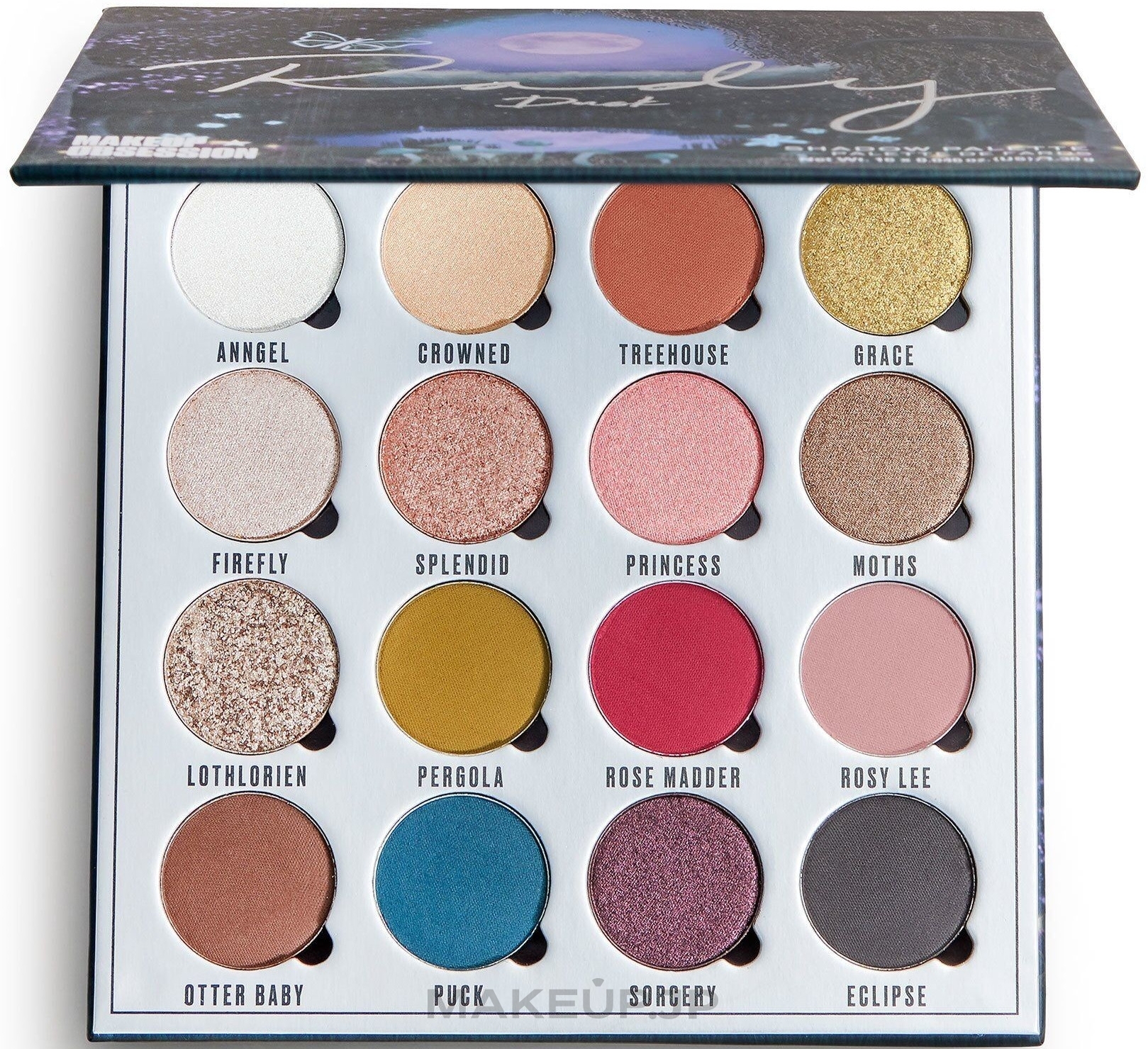 Eyeshadow Palette, 16 shades - Makeup Obsession X Rady Eyeshadow Palette — photo Dusk