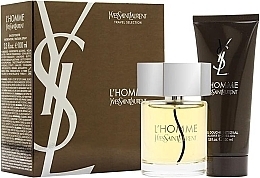 Fragrances, Perfumes, Cosmetics Yves Saint Laurent LHomme - Set (edt 100 + sh/g 100)