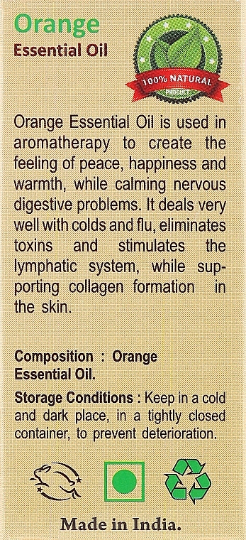 Essential Oil "Orange" - Sattva Ayurveda Orange Essential Oil — photo N3