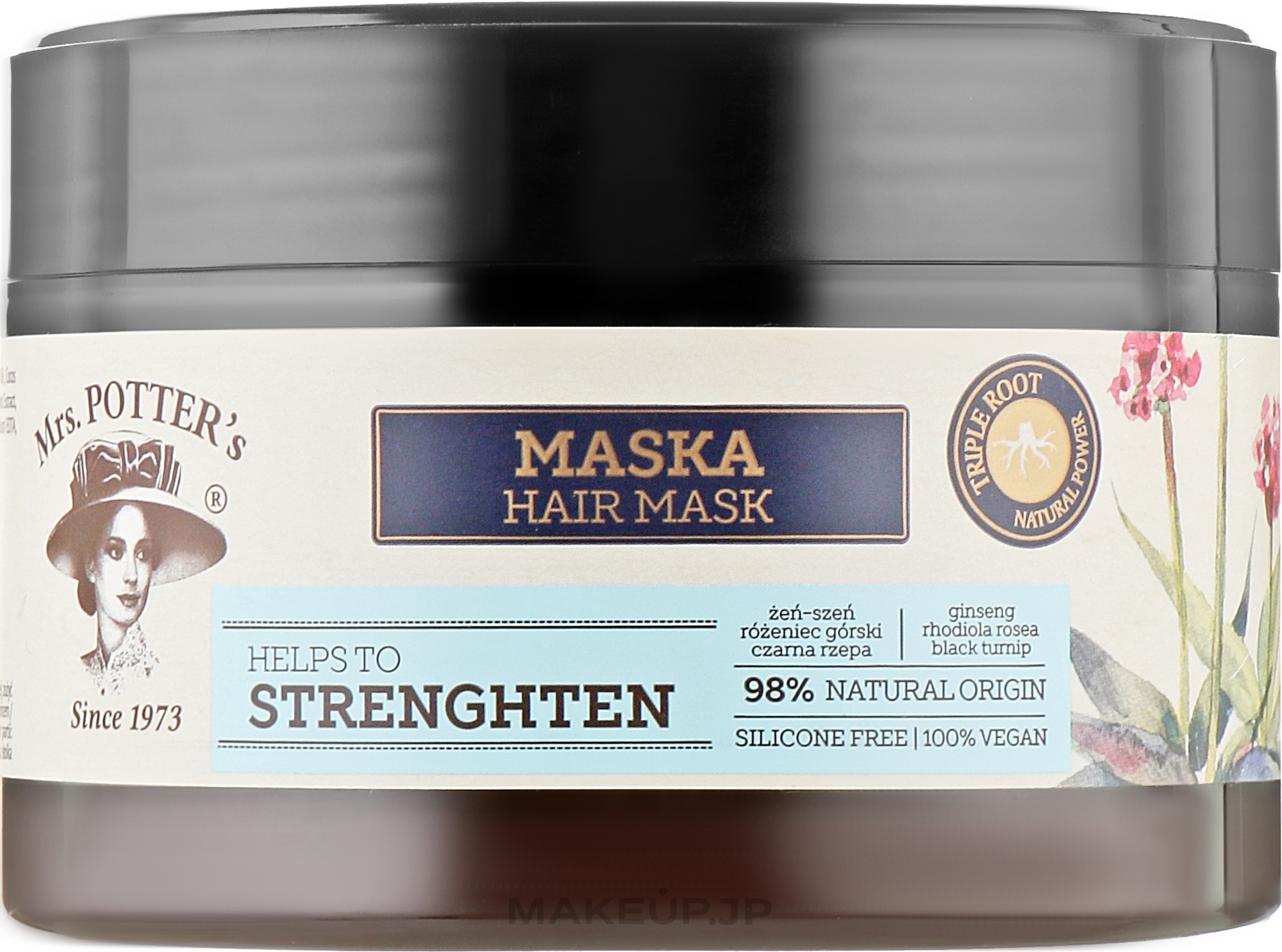 Strengthening Hair Mask - Mrs. Potter's Triple Root Strenghten — photo 230 ml
