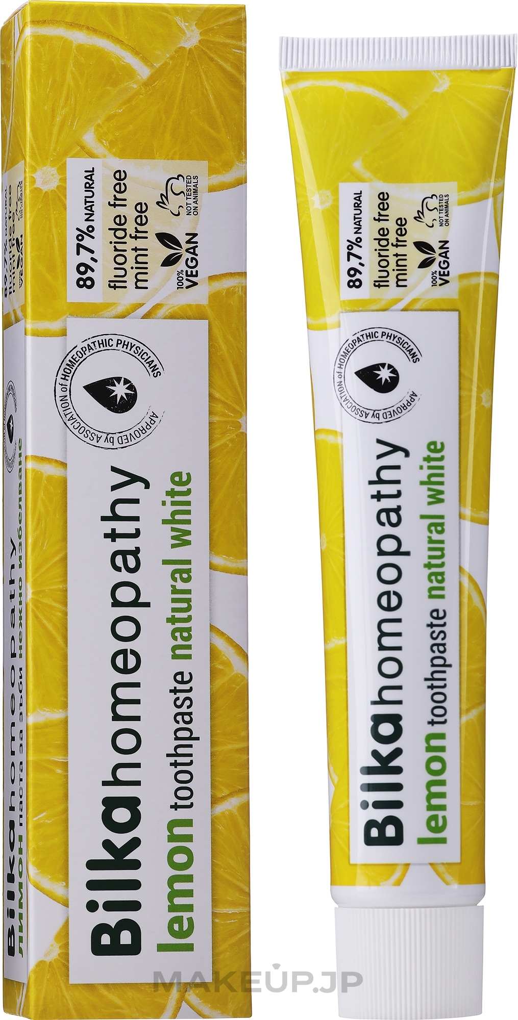 Homeopathic Toothpaste "Lemon" - Bilka Homeopathy Lemon Toothpaste — photo 75 ml