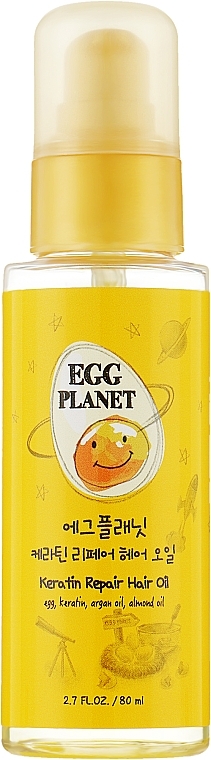 Repairing Hair Oil with Keratin - Daeng Gi Meo Ri Egg Planet Keratin Repair Hair Oil — photo N1