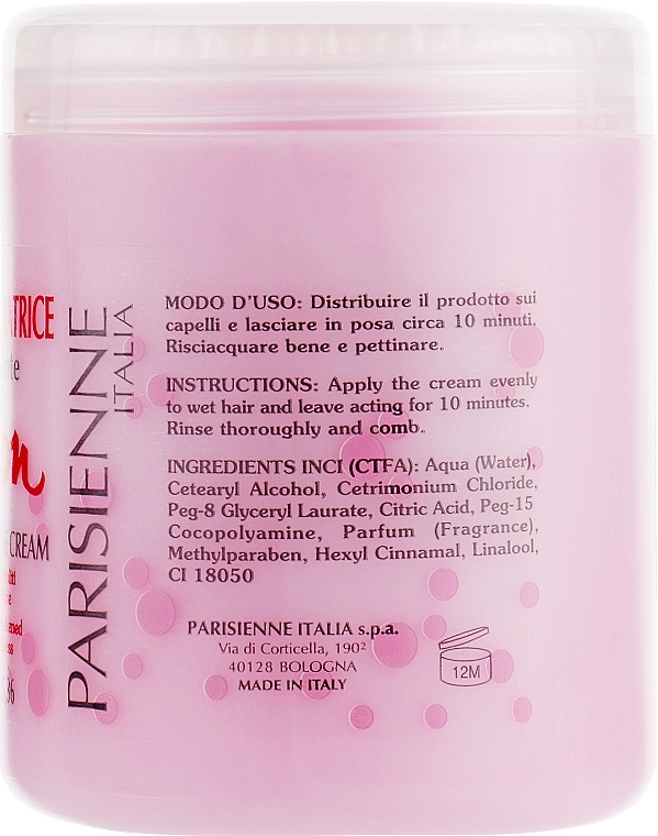 Regenerating Hair Mask "Pink" - Parisienne Italia Evelon Regenerating Cream — photo N4