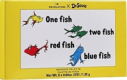 Eyeshadow Palette - I Heart Revolution Dr. Seuss One Fish Two Fish Red Fish Blue Fish Eyeshadow Palette — photo N2