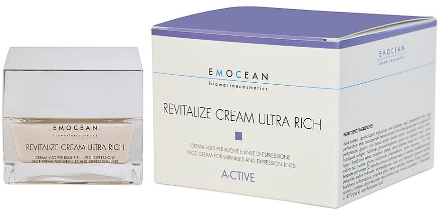 Rich Anti-Wrinkle Cream - Emocean A-Ctive Revitalize Cream Ultra Rich — photo N2