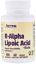 Fragrances, Perfumes, Cosmetics Alpha-lipoic Acid with Biotin - Jarrow Formulas R-Alpha Lipoic Acid + Biotin