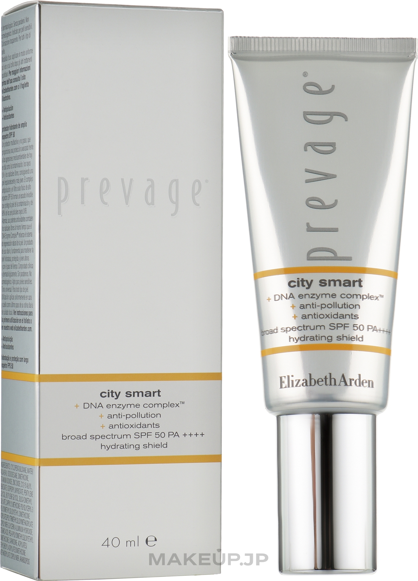 Anti-Aging Sun Protective Cream - Elizabeth Arden Prevage City Smart Broad Spectrum SPF 50 Hydrating Shield — photo 40 ml