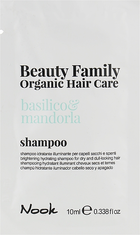 Shampoo for Dry, Bleached Hair - Nook Beauty Family Organic Hair Care Shampoo (sample) — photo N1