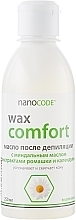 Fragrances, Perfumes, Cosmetics Post-Depilation Oil with Chamomile Extract - NanoCode Wax Comfort Depil Oil