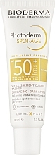 Fragrances, Perfumes, Cosmetics Facial Sunscreen Gel Cream SPF50+ - Bioderma Photoderm Spot-Age Antioxidant Gel Creme