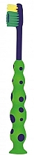 Soft Toothbrush M65 'Dino', green - Mattes Rebi-Dental Dino Tothbrush — photo N7