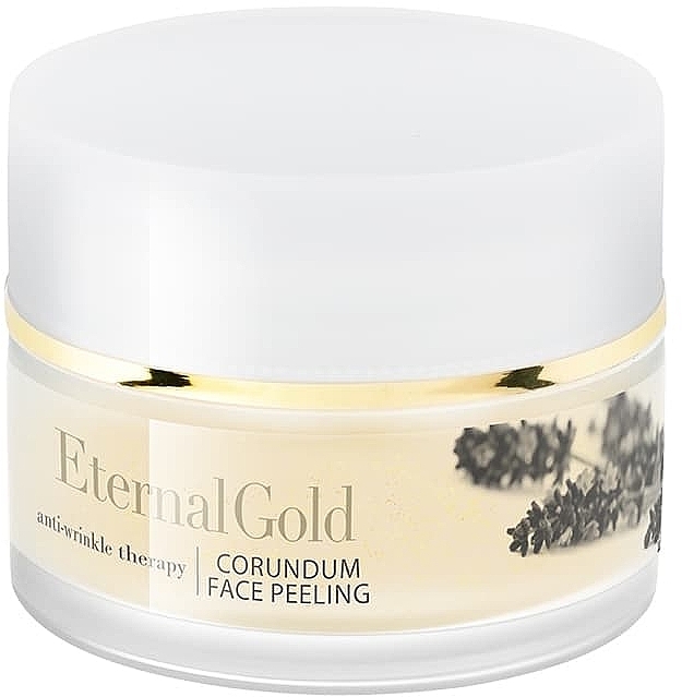 Fine-Grained Peeling with Colloidal Gold - Organique Eternal Gold Gold Corundum Face Peeling — photo N1