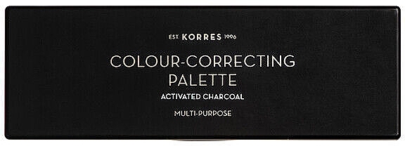 Contour Palette - Korres Color-Correcting Activated Charcoal Multi Purpose Palette — photo N2