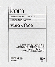 Fragrances, Perfumes, Cosmetics Mucin & Hyaluronic Acid Face Mask - Bioearth Loom