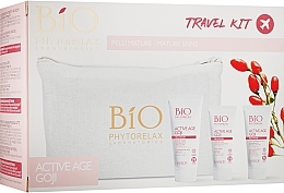 Fragrances, Perfumes, Cosmetics Set - Phytorelax Laboratories Bio Active Age Goji (f/milk/40ml + cr/20ml + cr/20ml + bag)