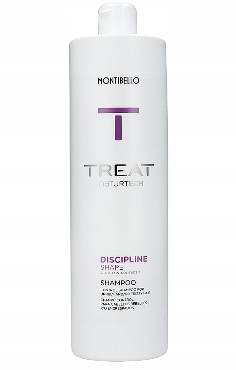 Shampoo for Unruly, Frizzy or Curly Hair - Montibello Treat NaturTech Discipline Shape Shampoo — photo N2