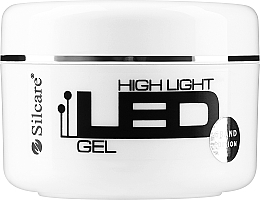 Nail Extension Gel - Silcare High Light LED Clear — photo N2
