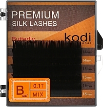 Fragrances, Perfumes, Cosmetics Butterfly B 0.10 False Eyelashes (6 rows: 14/16) - Kodi Professional