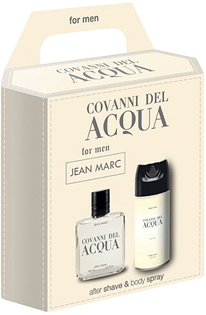 Set - Jean Marc Covanni Del Acqua (deo/150ml + aftersh/lot/100ml) — photo N1